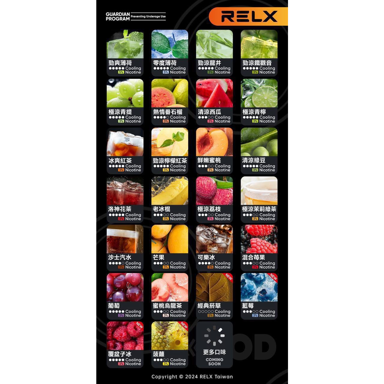 Relx Infinity 2 Plus悅刻無限六代彈(單顆裝)十顆送隨機五六代通用主機1