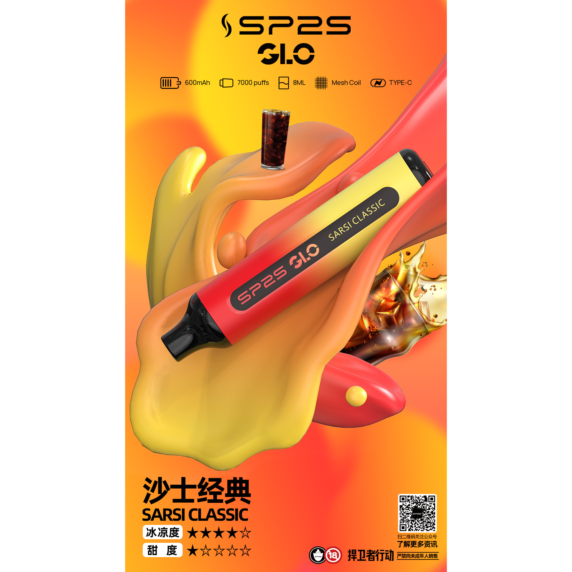 SP2S7000口性拋棄式